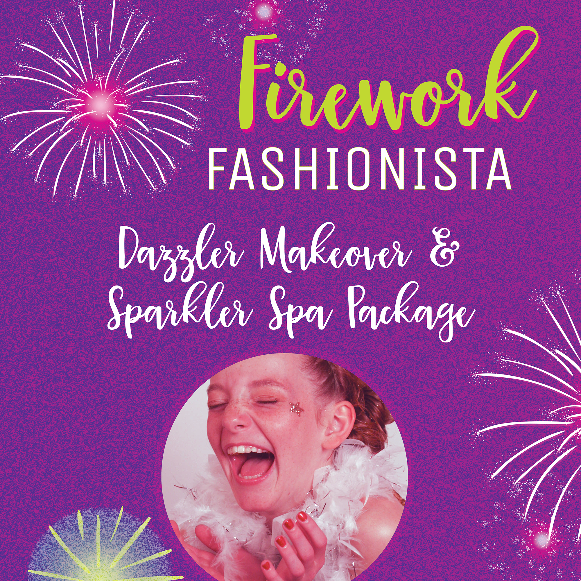 Firework fashionista promo at sweet and sassy